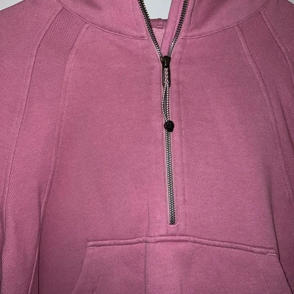 Lululemon Scuba Oversized Half Zip Cropped Hoodie - Picture 2 of 7